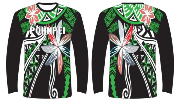 Chic Patterned Long Sleeve Tee